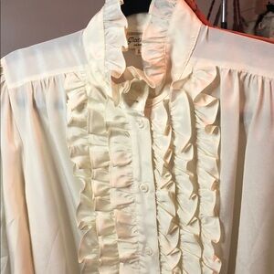 Vintage Blouse Ruffles
